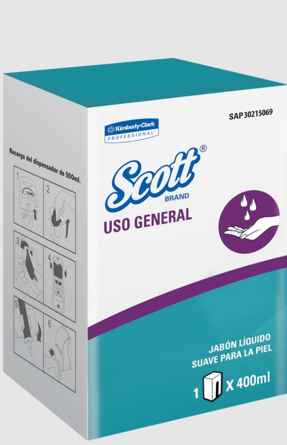 Jabón Spray Scott 6x400ML