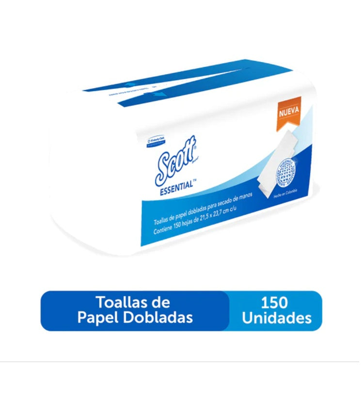 Toalla Scott Essential Interfoliada 25x150 Toallas