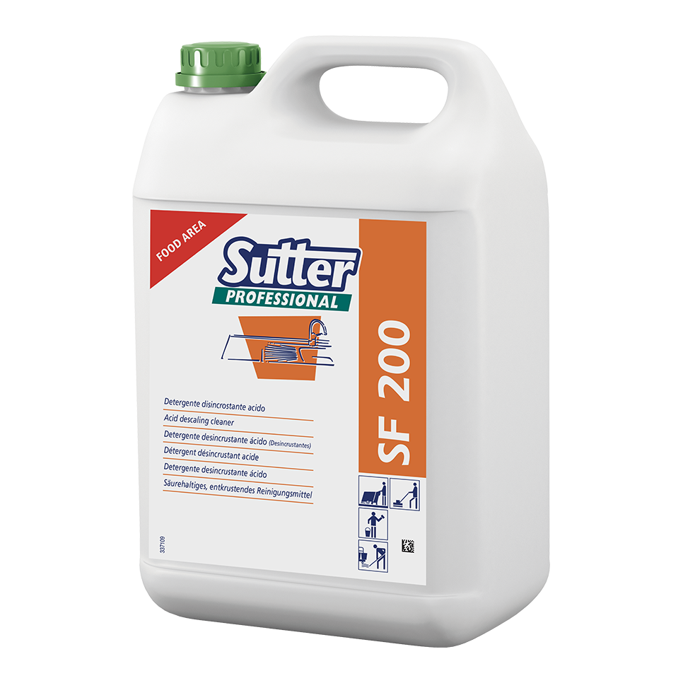 Desincrustante Ácido Antisarro 5 L · Formato Ahorro | Sutter SF 200