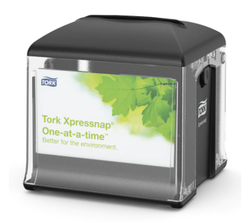 DISPENSADOR TORK XPRESSNAP ® CAFE COLOR NEGRO