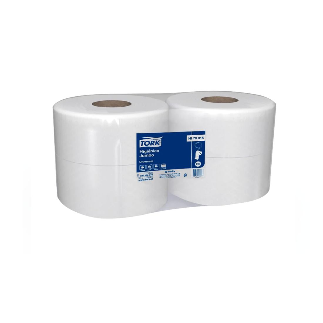 Papel Higiénico Jumbo Tork Universal - (4 Rollos x 500 metros)