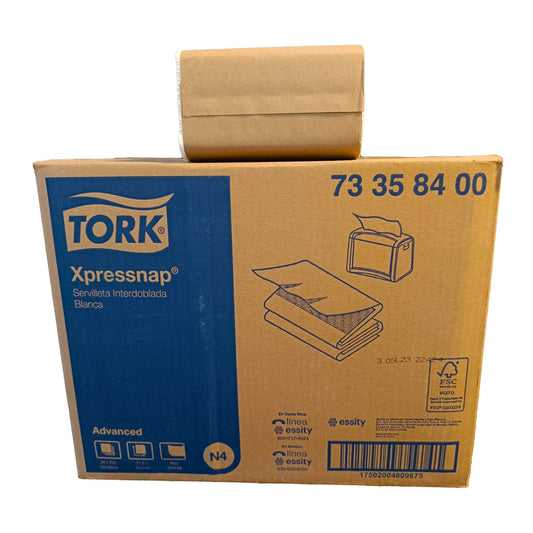 Servilleta Blanca Xpressnap Tork - (12 Paquetes x 500 Hojas)