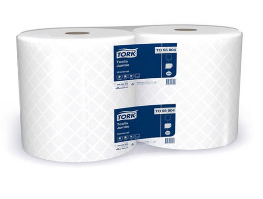 Toalla en Rollo Jumbo Tork Universal - (2 Rollos x 250 metros)